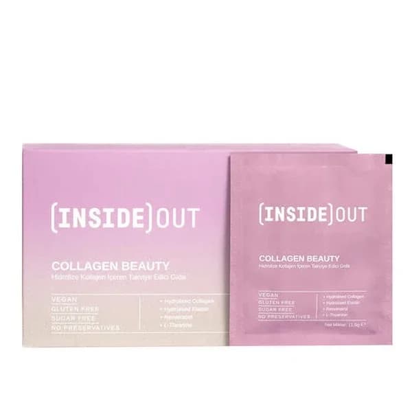 INSIDEOUT مكمل غذائي من إنسايد آوت كولاجين بيوتي، 11.5 غرام، 21 كيسًا