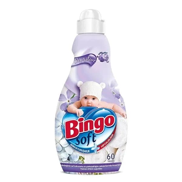 Bingo Soft مُنعّم الأقمشة بنغو سوفت المُركّز للبشرة الحساسة، 1440 مل