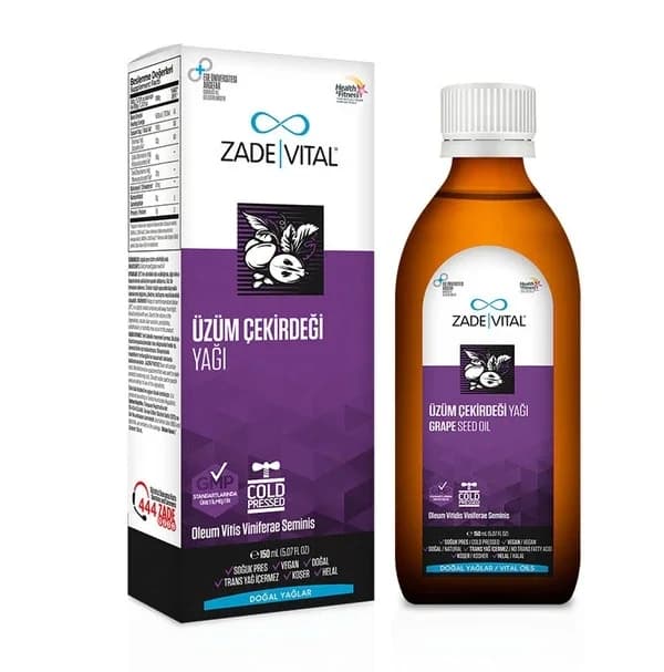 Zade Vital مكمل غذائي من زيت بذور العنب زاد فيتال 150 مل