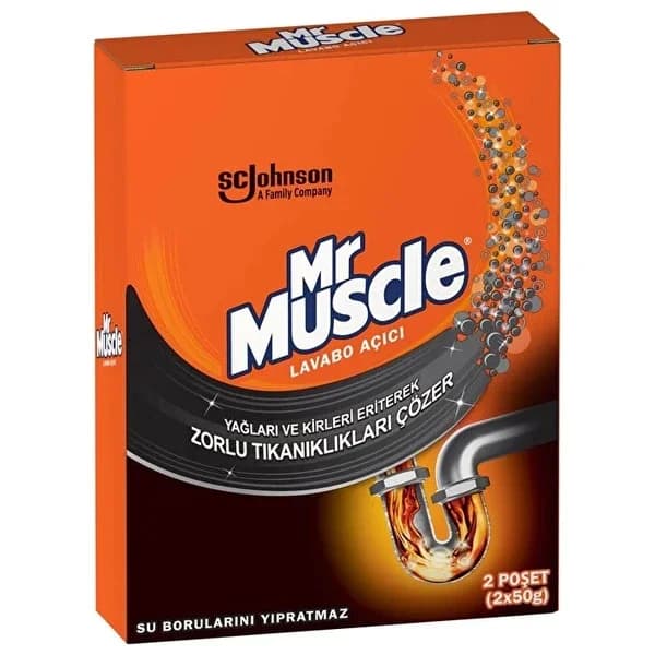 Mr. Muscle حبيبات مستر ماسل سينك فتاحة أحواض 140 غرام