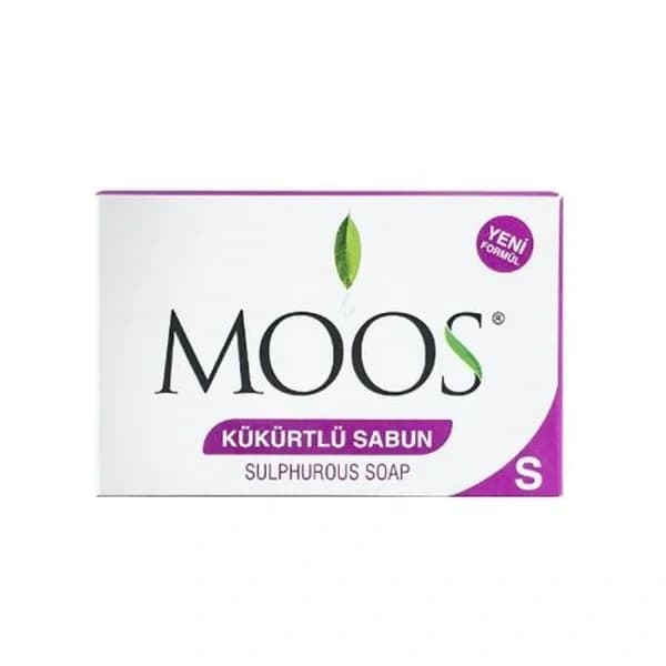 Moos صابون موس بالكبريت 100 غرام