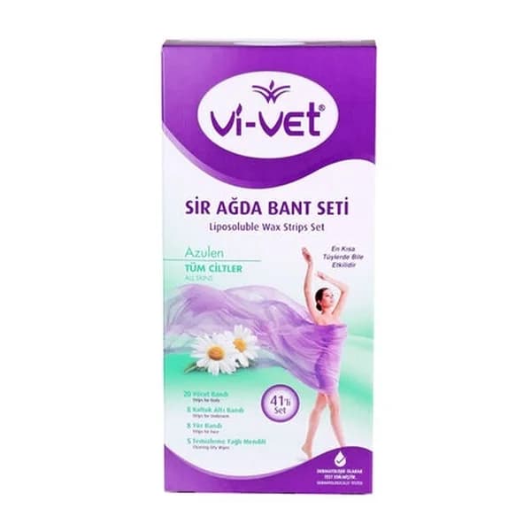 Vi-vet مجموعة شرائح شمع فيفيت أزولين، 41 قطعة