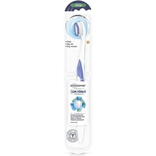 Sensodyne فرشاة أسنان سنسوداين للحماية الشاملة متوسطة الحجم