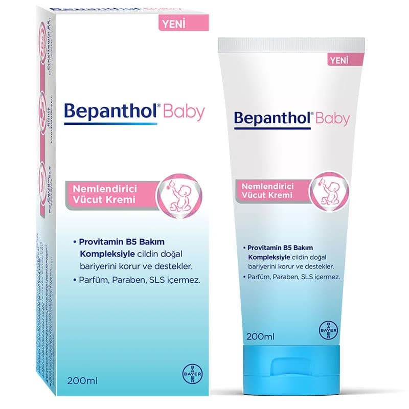 Bepanthol كريم بيبانثول المرطب للجسم للأطفال 200 مل
