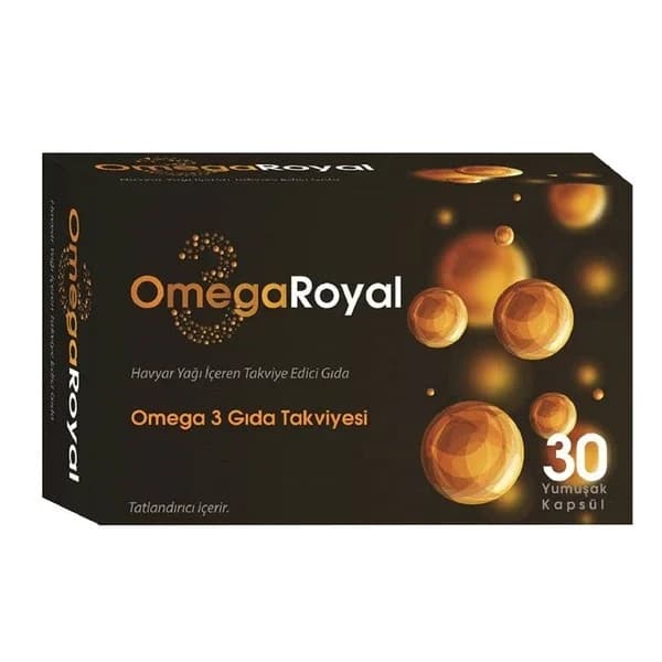 Omega Royal أوميغا رويال أوميجا 3، مكمل غذائي، 30 كبسولة طرية