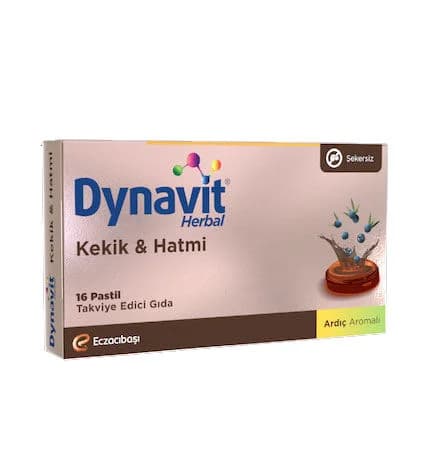 Dynavit دينافيت هيربال ١٦ قرص استحلاب يحتوي على الزعتر والمارشميلو