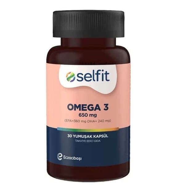 Selfit سيلفيت أوميجا 3 650 مجم 30 كبسولة هلامية