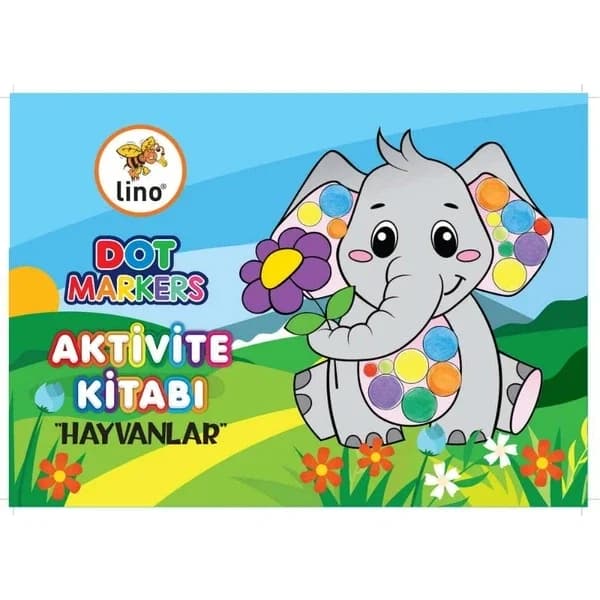 Lino كتاب تلوين الحيوانات بعلامات لينو دوت