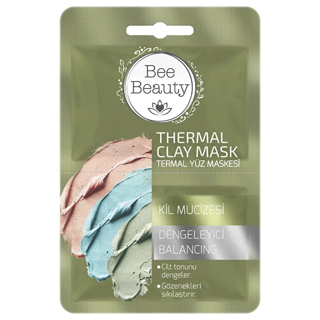 Bee Beauty قناع الطين الحراري للوجه من بي بيوتي، 2 × 5 مل