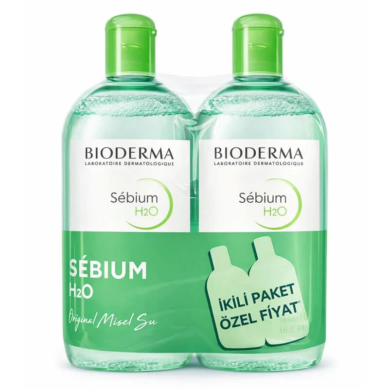 ماء تنظيف الوجه والمكياج 2 × 500 مل من بيوديرما Bioderma
