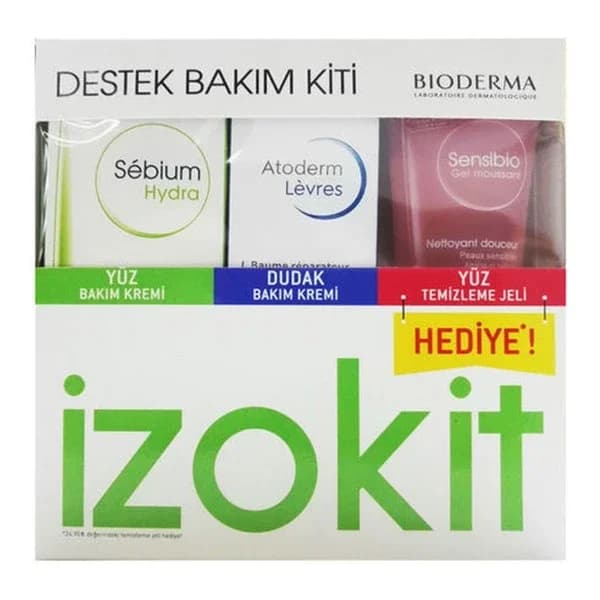 Bioderma جل رغوي بيوديرما سيبيوم إيزوكيت سينسيبيو 45 مل هدية