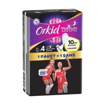 Orkid باقة أوركيد بلاتينيوم الرباعية الليلية الإضافية الأولمبية 20