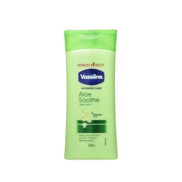 Vaseline لوشن فازلين ألو سوث للجسم 400 مل لتخفيف جفاف البشرة