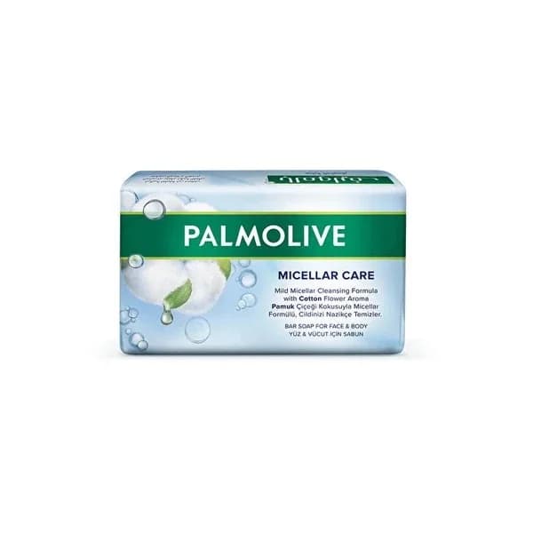 Palmolive صابون بالموليف ميسيلار للعناية الصلبة بخلاصة القطن 150 غرام
