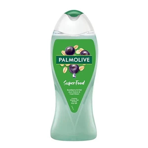 Palmolive جل استحمام بالموليف سوبر فود بخلاصة الشوفان والأساي ٥٠٠ مل