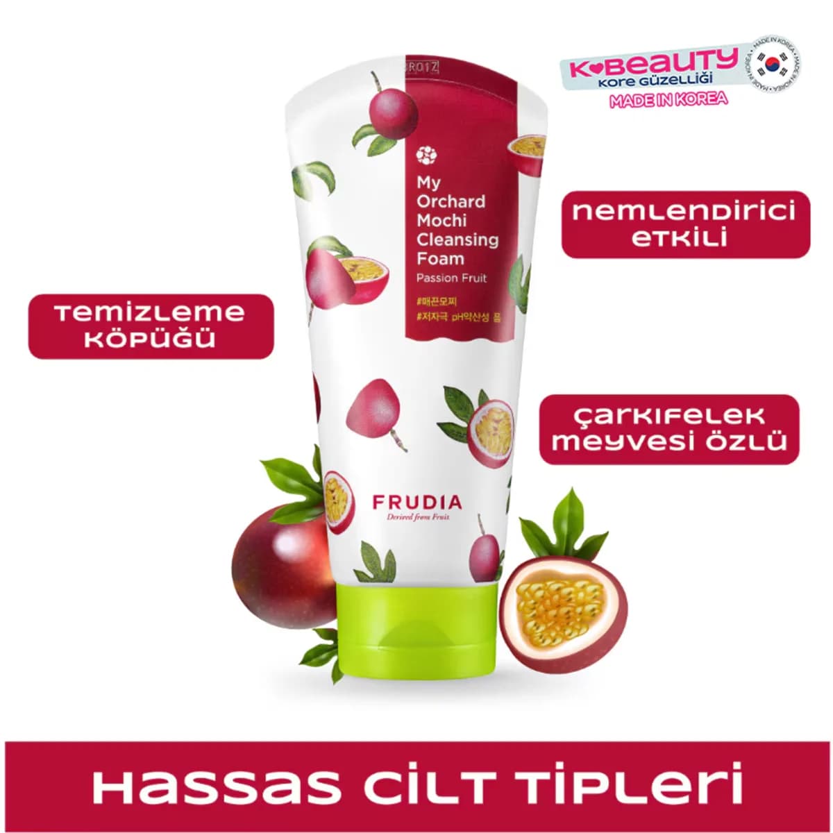 Frudia رغوة التنظيف فروديا ماي أورشارد برائحة فاكهة العاطفة