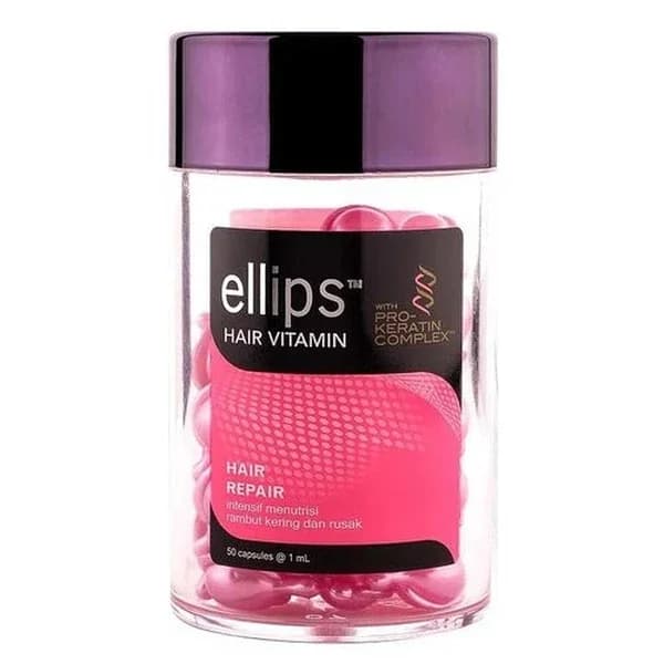 Ellips كبسولات فيتامين الشعر برو كيراتين من إليبس ٥٠ كبسولة