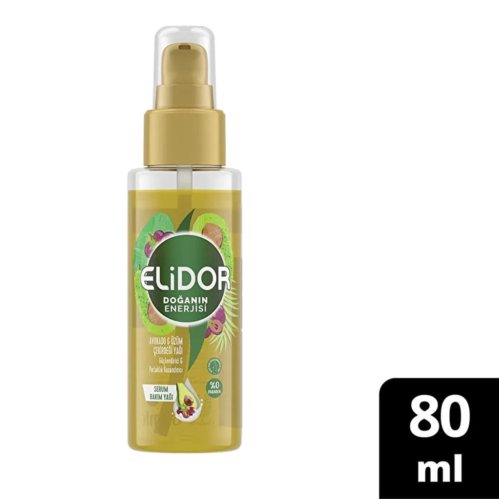 Elidor Avocado & Grape Seed Hair Serum 80ml - Nourish & Repair
