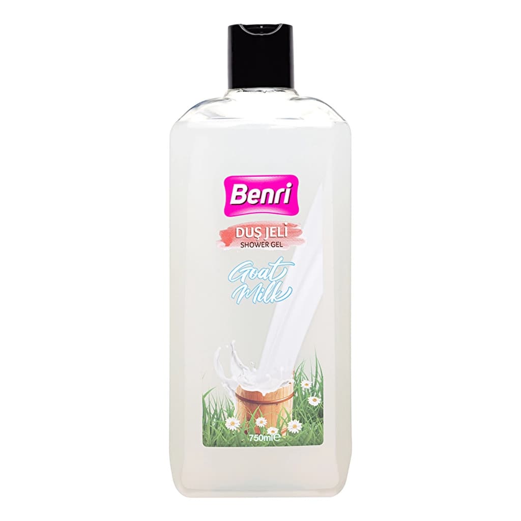 Benri Goat Milk Shower Gel 750 ml - Nourishing & Moisturizing