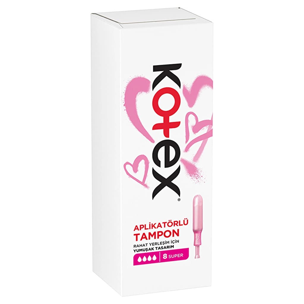 Kotex Applicator Tampon Super 8 Pack