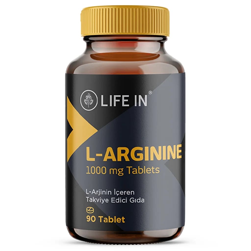 Life In Arginine 90 tablets 1000 mg