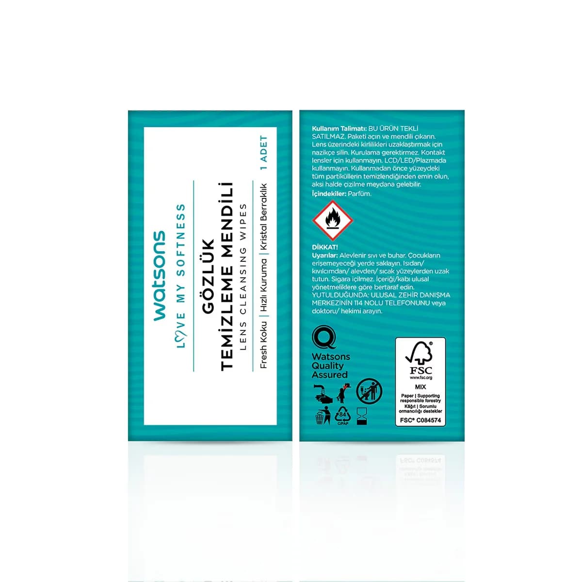 Watsons Glasses Cleaning Wipes 52 pcs