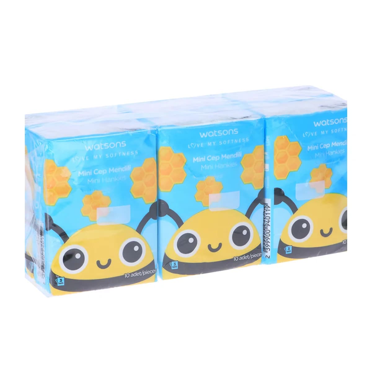 Мини-салфетки Watsons Bee Hankies, набор из 6 штук