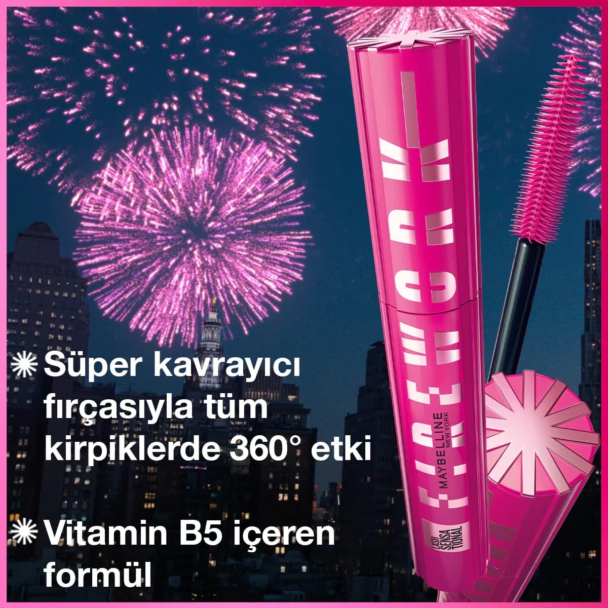 Тушь для ресниц Maybelline Sensational Firework 10 мл