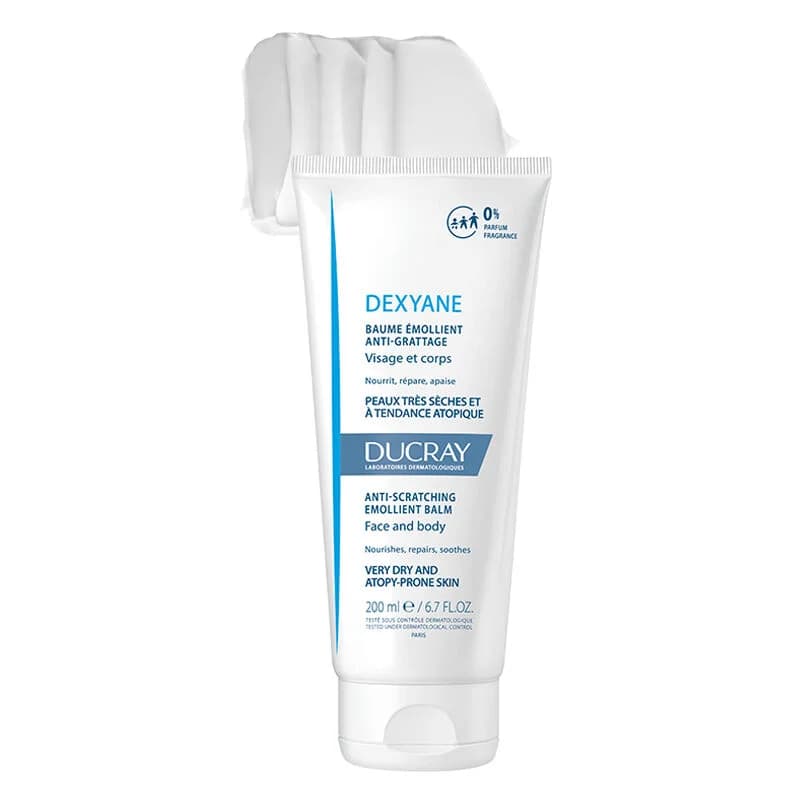 Ducray Dexyane 200ml Anti-Kratz Emollient Balsam für trockene Haut