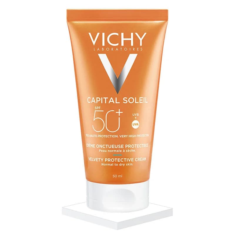 Vichy كريم فيشي كابيتال سوليل للوقاية من الشمس بعامل حماية 50+، 50 مل