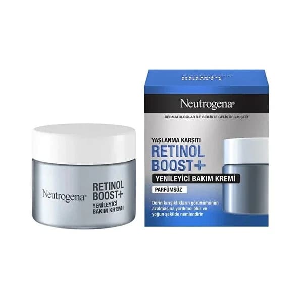 Neutrogena كريم نيوتروجينا ريتينول بوست+ للعناية المُجددة ٥٠ مل