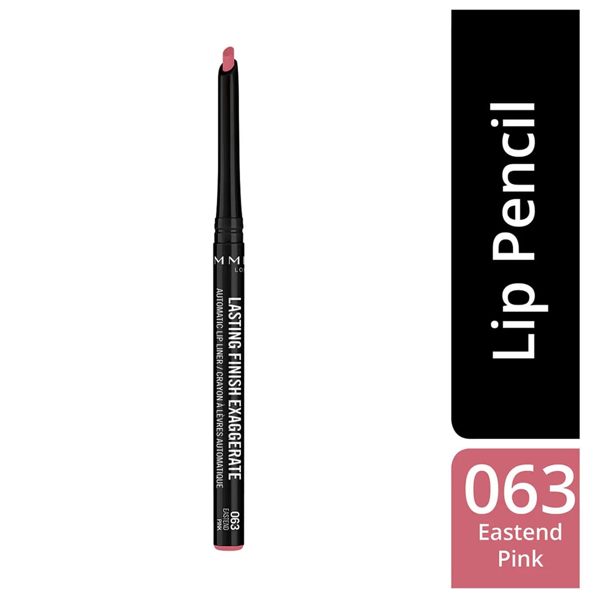 Rimmel London قلم تحديد الشفاه الأوتوماتيكي لاستينج فينيش إكساجيرييت من ريميل لندن وردي