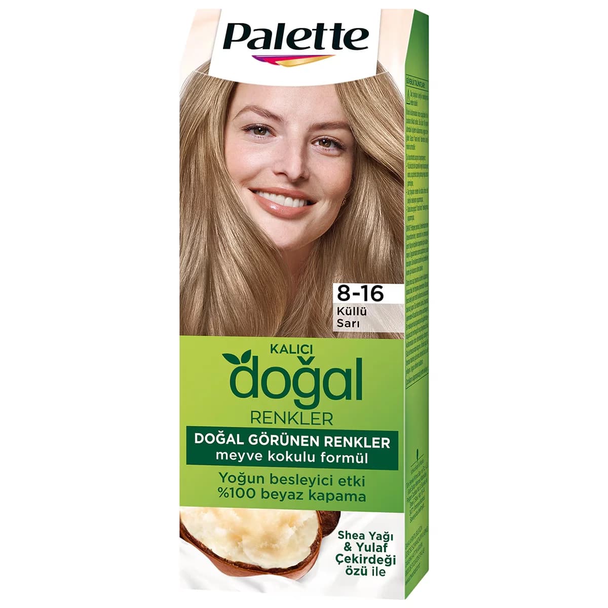 Palette باليت صبغة شعر طبيعية دائمة 8-16 أشقر رمادي