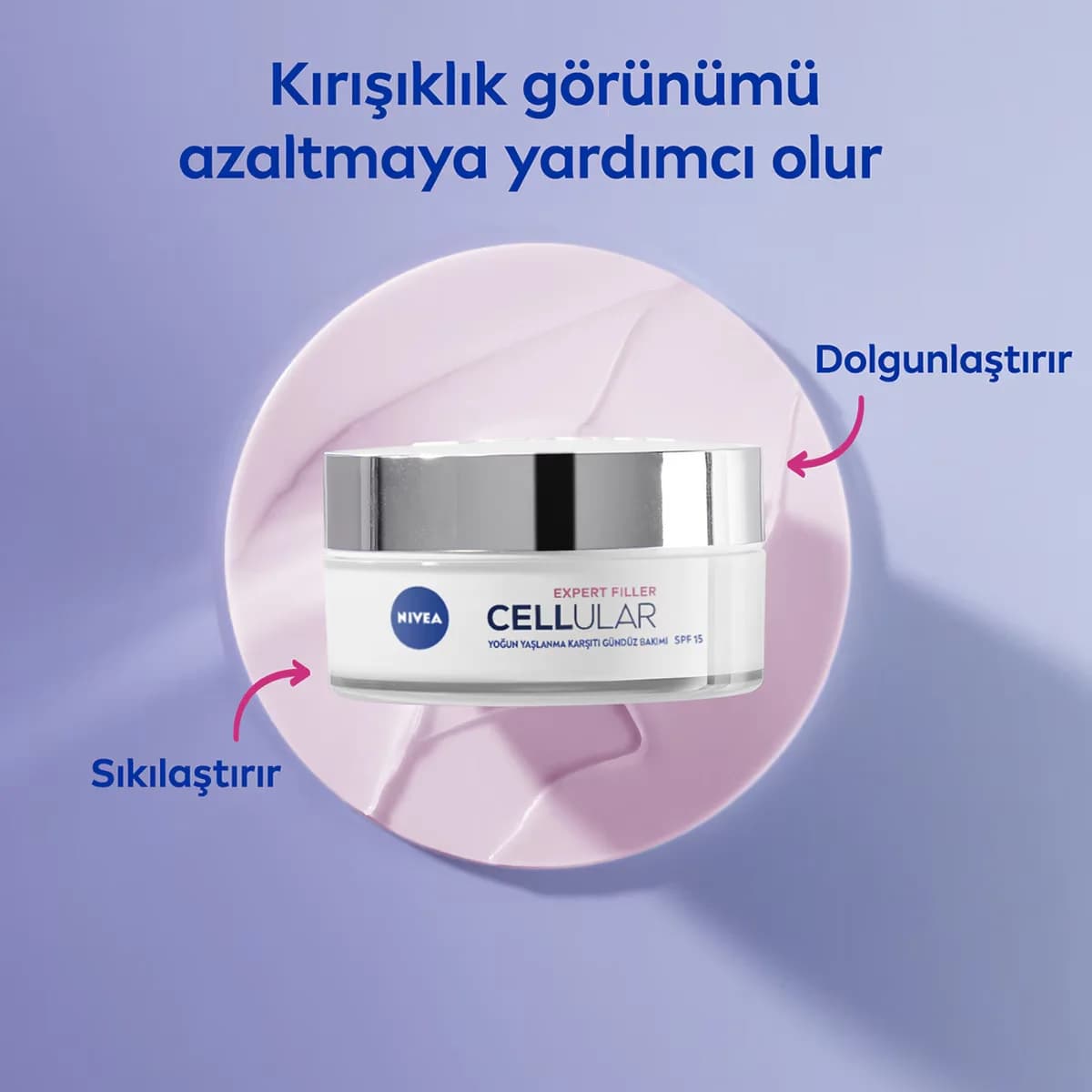 NIVEA كريم نيفيا سيلولار فيلر النهاري المضاد للشيخوخة بعامل حماية من الشمس 15 50 مل