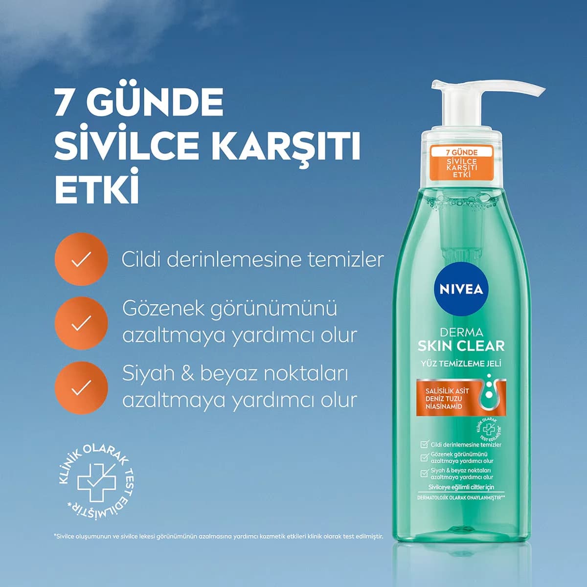 Гель для умывания Nivea Derma Skin Clear 150 мл