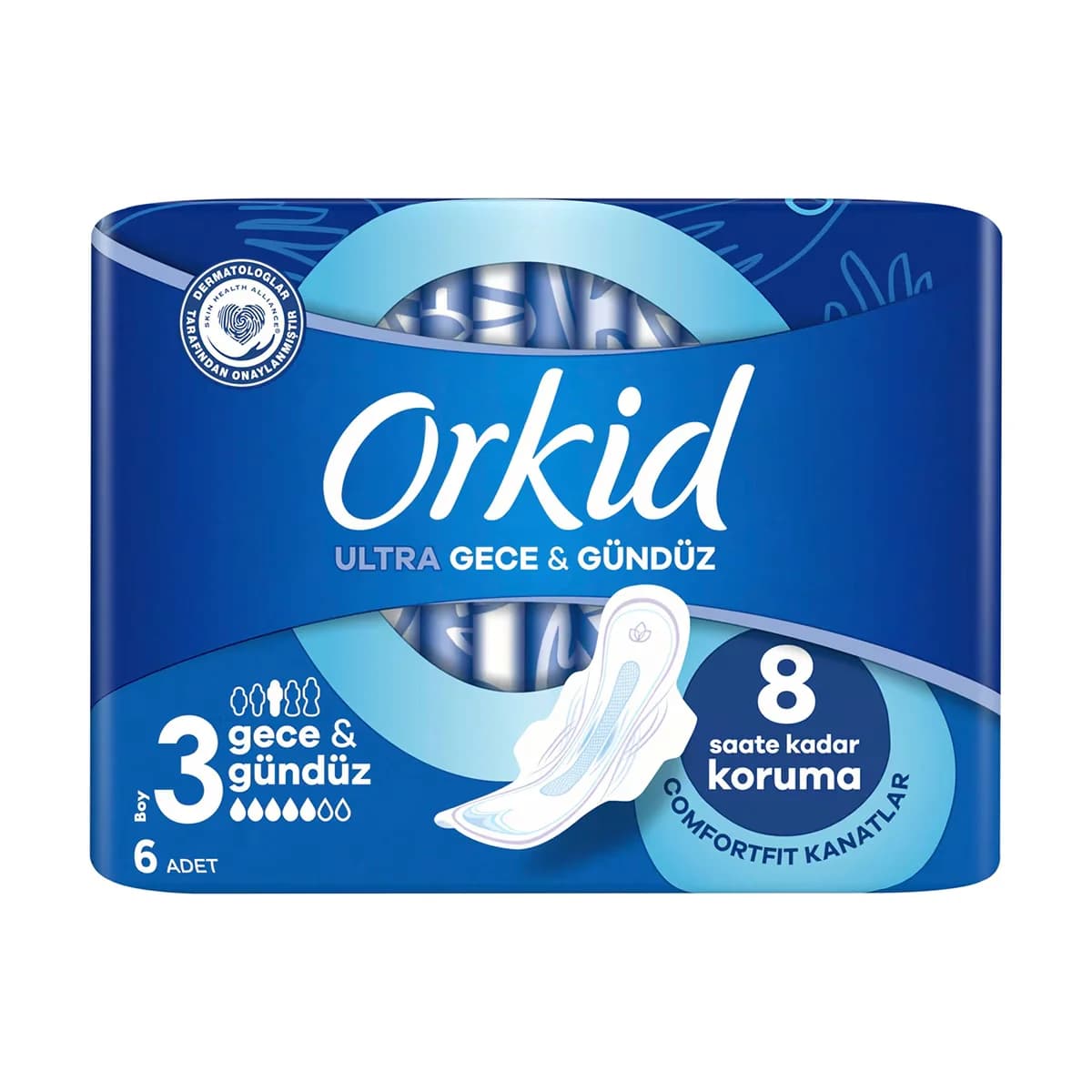 Orkid Ultra Nachtbinden - 6 Stück