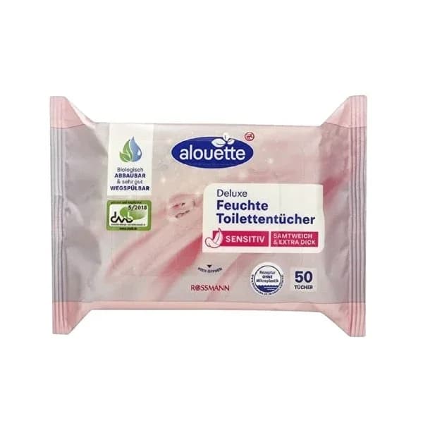Alouette Wet Toilet Paper Aloe Vera 50 pcs