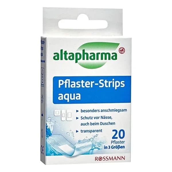 Altapharma Aqua Strip Bandages 20 pcs in 3 Different Sizes
