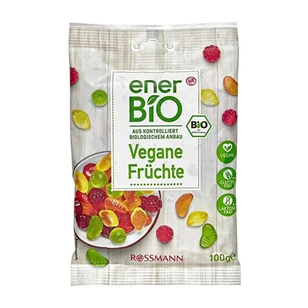 Enerbio Vegan Organic Fruit Chews 100g - Gluten-Free Candy