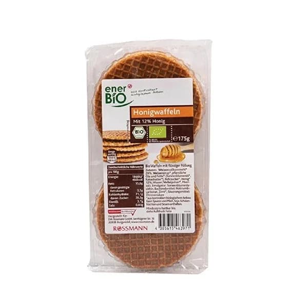 Enerbio Organic Wafer Honey 175 gr