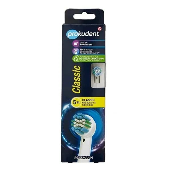 Prokudent Toothbrush Rechargeable Spare Head 5 pcs