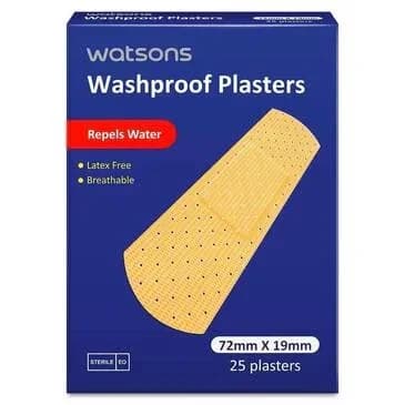 Watsons Waterproof Large Band-aid 25 pack