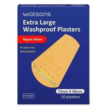 Watsons Waterproof Large Band-aid 10 pack