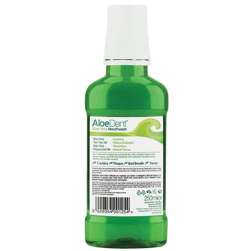 AloeDent Erfrischende Mundspülung mit Gotu Kola & Aloe Vera 250ml