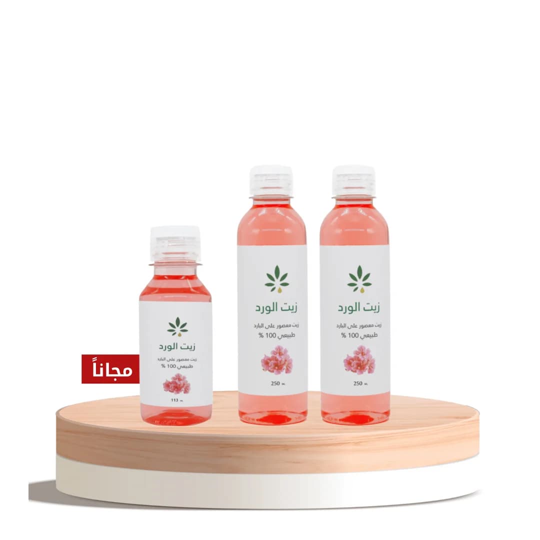 Rose Oil for Body and Hair 2+1 Free