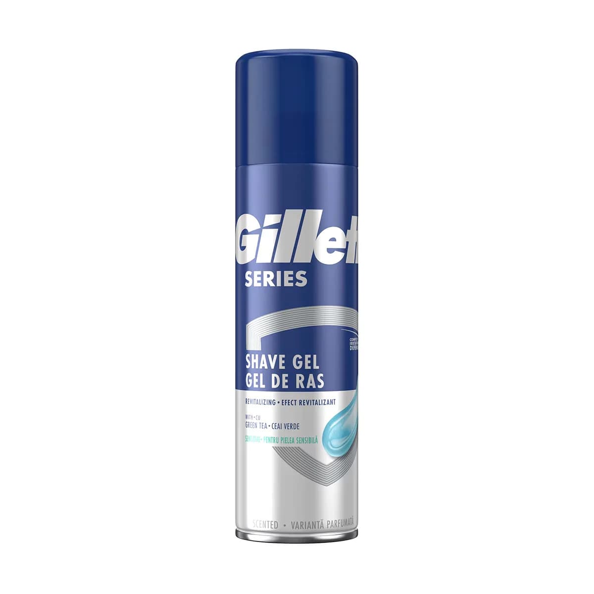 Гель для бритья Gillette Series для чувствительной кожи с зеленым чаем 200 мл