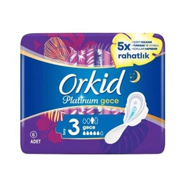 Orkid Platinum Night Size 3 - 6 pcs