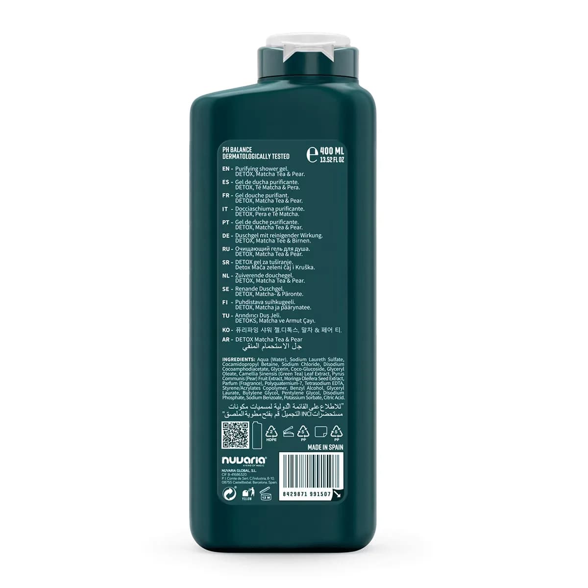 Dicora Urban Fit Detox Duschgel mit Matcha & Birne 400ml