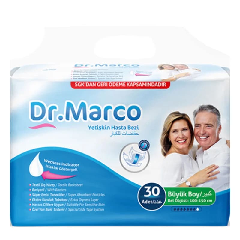 Dr.marco Adult Diaper 30 pcs - Large Size