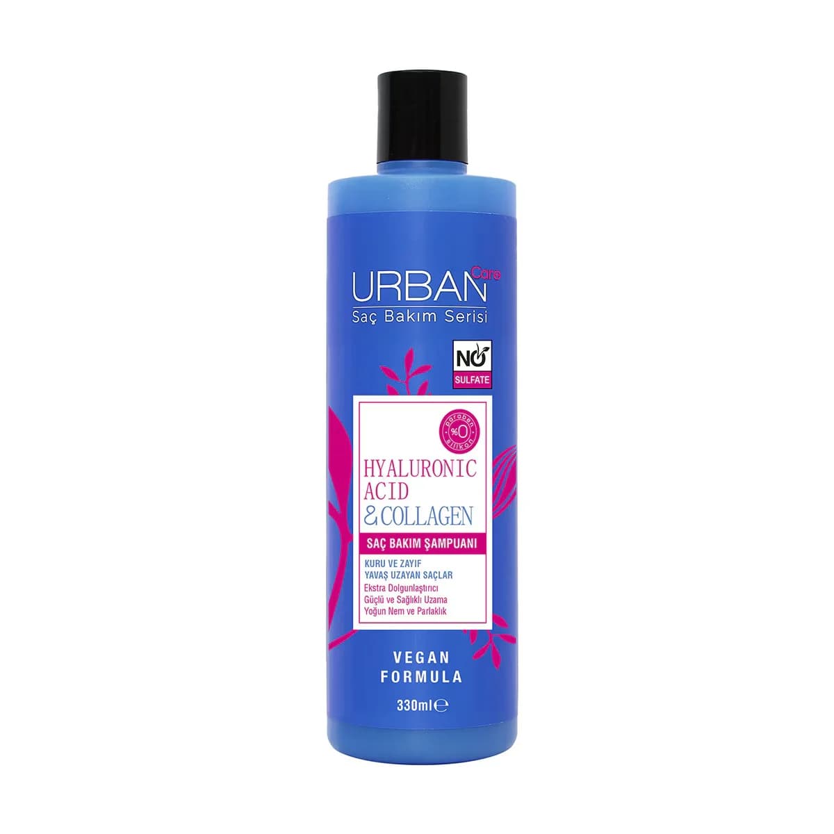 Urban Care Hyaluronsäure & Kollagen Sulfatfreies Shampoo 330 ml